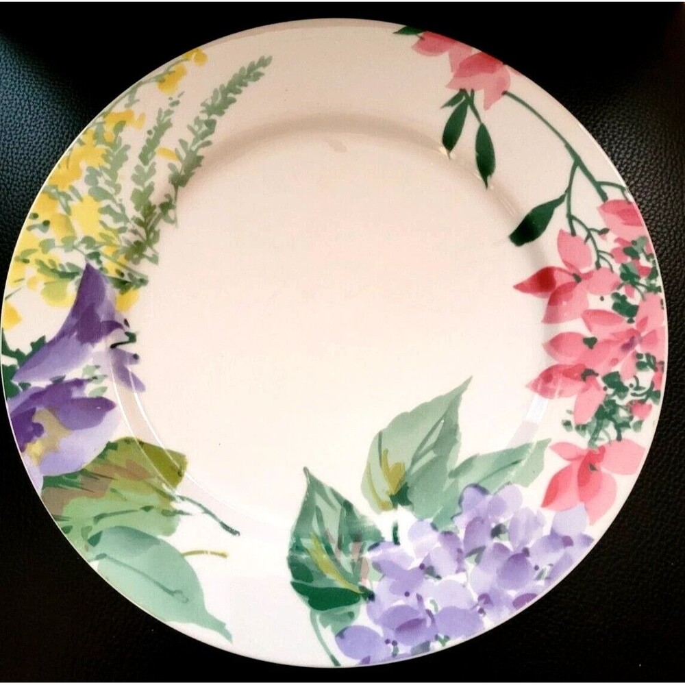 Savoir Vivre Meadow Splendor Serving Round Platter Oven To Table YA053